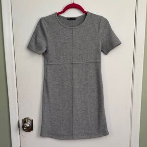 Zara Charcoal Gray Mini Dress